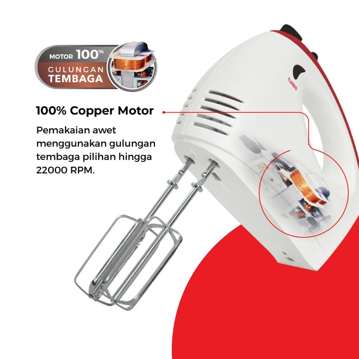 Maspion Hand Mixer - MT1193BB